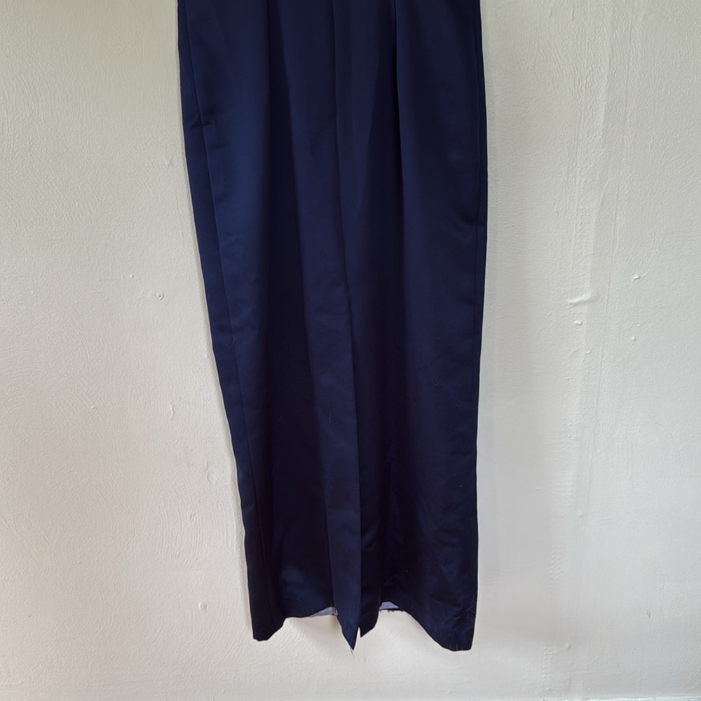 Alex Evenings vintage spaghetti strap Navy Dress set 6/8 - Picture 7 of 14